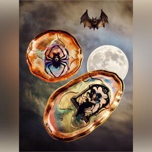 Handmade Gothic decorative duo